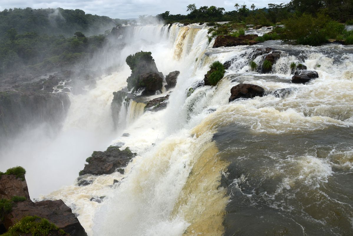 34 Iguazu Falls Crashing Down From Paseo Superior Upper Trail In Argentina